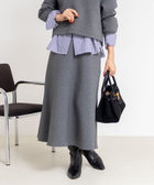 《セットアップ対応》ウォッシャブルダンボールフレアスカート