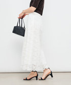 ウォッシャブルレースマーメイドスカート