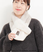 【HELLO KITTY × MICO COULIER コラボ商品】配色差し込みマフラー