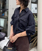 ウォッシャブルウール混ビエラショートシャツ