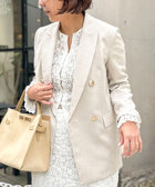 《セットアップ対応》ウォッシャブルスラブオックスダブルジャケット