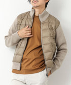 【TAION/タイオン】別注HI NECK DOWN JKT WITH SLEEVE KNIT 25AW