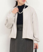 マシュマロスエードブルゾン