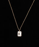 【grâce grace/グラスグラス】10KイニシャルプレートNL-K