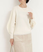 ウォッシャブルバナナスリーブ クルーネックプルオーバー