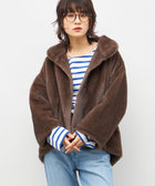 ECOPELフェイクファーショートコート