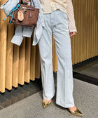 ［WEB限定 SPECIAL PRICE！］【RM denim】センタープレスハイウエストパンツ