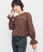 ウォッシャブルレース2WAYブラウス