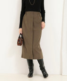 ［WEB限定 SPECIAL PRICE！］ストレッチ起毛ナロースカート