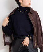 《手洗い可能》18Gウール100%ハイネックプルオーバー