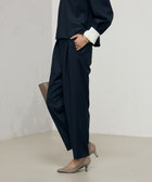 《セットアップ対応》ツータックテーパードパンツ