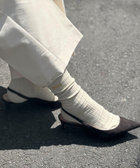 【nolnol/ノルノル】ウール混リブソックス