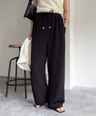 ウエストレイヤードイージーパンツ