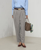 《セットアップ対応》ツータックテーパードパンツ