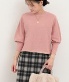 ウォッシャブルバナナスリーブ クルーネックプルオーバー