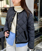 【TAION×LIMONTA】別注ベロアパイピングショートダウン