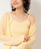 《手洗い可能》モヘヤ混片畦ビスチェ