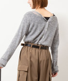 シアーモヘヤ2WAYリブボートネックカーディガン