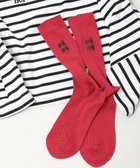 【松葉☆別注アイテム】【nolnol/ノルノル】ロゴリブソックス