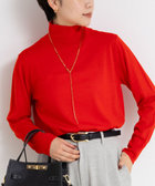 《手洗い可能》18Gウール100%ハイネックプルオーバー