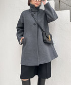 ステンカラー2WAYハーフコート