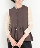 フラフィレース2WAYプルオーバーブラウス