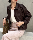 ストレッチレザージャケット