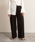 ［WEB限定 SPECIAL PRICE！］【MAQWEL/マクウェル】ウォッシャブルワッシャーイージーワイドパンツ