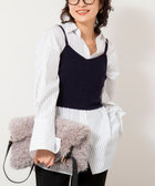 ［WEB限定 SPECIAL SALE！］《手洗い可能》モヘヤ混片畦ビスチェ