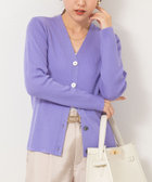 ［WEB限定 SPECIAL PRICE！］《手洗い可能》16GマレーリブVネックカーディガン