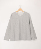 フェイクレイヤードVネック　ロングスリーブTシャツ