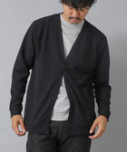 【ACTIVE SECT】《限定展開》ストレッチミラノリブワンボタンカーディガン 25AW
