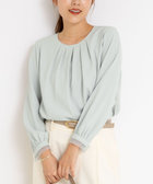 ウォッシャブル2WAYストレッチブラウス