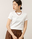 【MAQWEL/マクウェル】ウォッシャブルCOTTON RIB 半袖Tシャツ