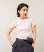 【MAQWEL/マクウェル】ウォッシャブルCOTTON RIB 半袖Tシャツ