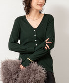 MY STANDARD ウォッシャブルリブカーディガン