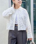 【KIRYU】ウォッシャブル花柄ジャガードシャツ