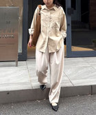 コクーンギャザーパンツ