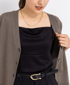 ［WEB限定 SPECIAL PRICE！］アジャスター付サテンスムースキャミ