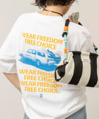 【MAQWEL/マクウェル】ウォッシャブル Maqwel Car ワイドボディプリントTシャツ
