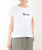 超長綿フロッキー×箔プリントTシャツ