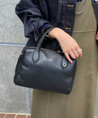 【BEAURE/ビュレ】ショルダーストラップ付レザーボストンバッグ