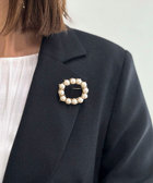 【NOLLEYS goods】リングパールブローチ