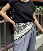【AENEIS/エイネス】MINIMAL ILLUSION SILK SCARF & SHAWL