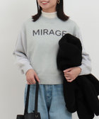 ロゴ入りラグランプルオーバーニット