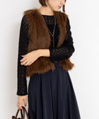 【MARILYN MOON/マリリーンムーン】2ＷAYシャギーファーベスト