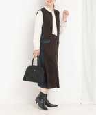 Ｗフェイスフェイクスエードワンピース