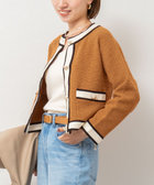 配色ニットジャケット