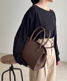 FR台形レザーバッグ