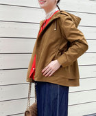 バックフリル クリアナチュラルストレッチブルゾン